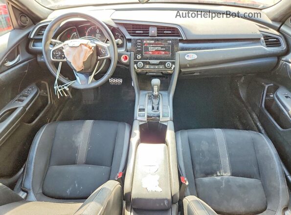 2HGFC2F82LH560033 2020 HONDA CIVIC Red Widok deski rozdzielczej