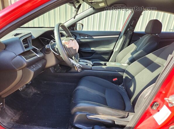 2HGFC2F82LH560033 2020 HONDA CIVIC Red Widok wnętrza z przodu