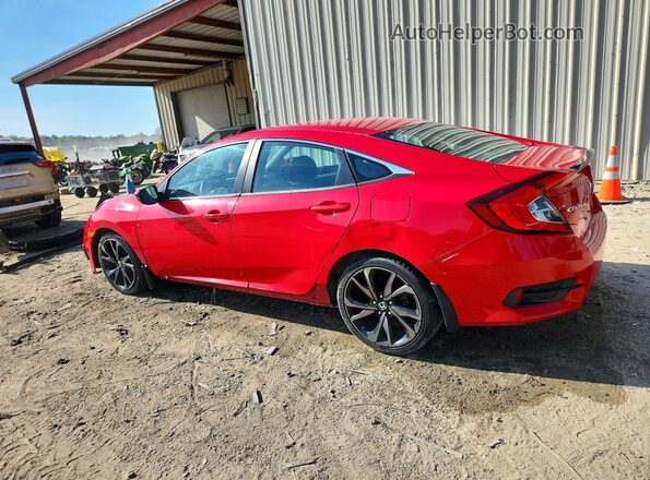 2HGFC2F82LH560033 2020 HONDA CIVIC Red Tył lewy