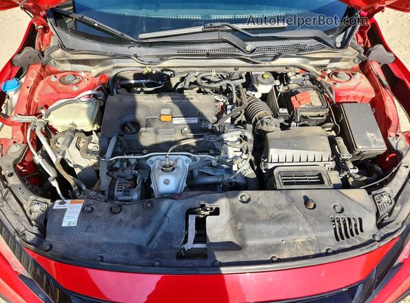 2HGFC2F82LH560033 2020 HONDA CIVIC Red Widok wnętrza z tyłu