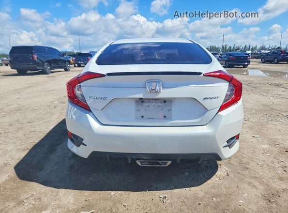 2HGFC2F82LH591489 2020 HONDA CIVIC White Vista trasera