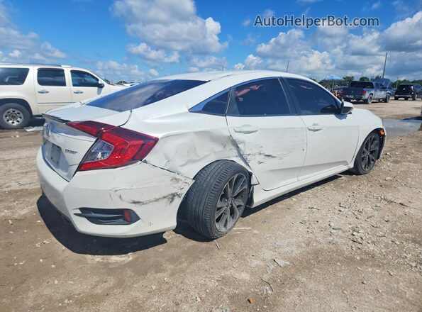 2HGFC2F82LH591489 2020 HONDA CIVIC White Trasero derecho