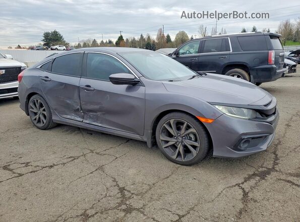 2HGFC2F82MH518950 2021 HONDA CIVIC Gray Front right