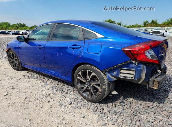 2HGFC2F82MH526076 2021 HONDA CIVIC Blue Tył lewy