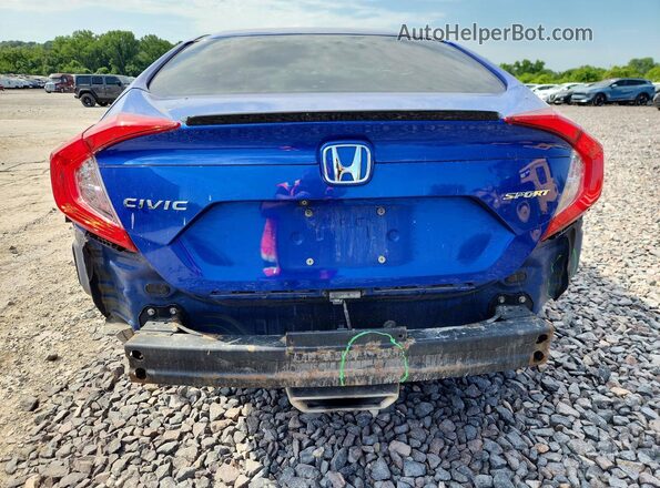2HGFC2F82MH526076 2021 HONDA CIVIC Blue Widok z tyłu