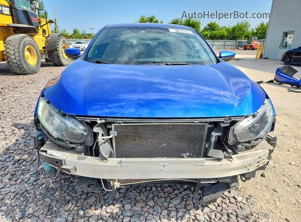 2HGFC2F82MH526076 2021 HONDA CIVIC Blue Widok z przodu