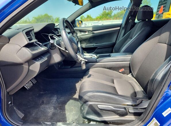2HGFC2F82MH526076 2021 HONDA CIVIC Blue Widok wnętrza z przodu