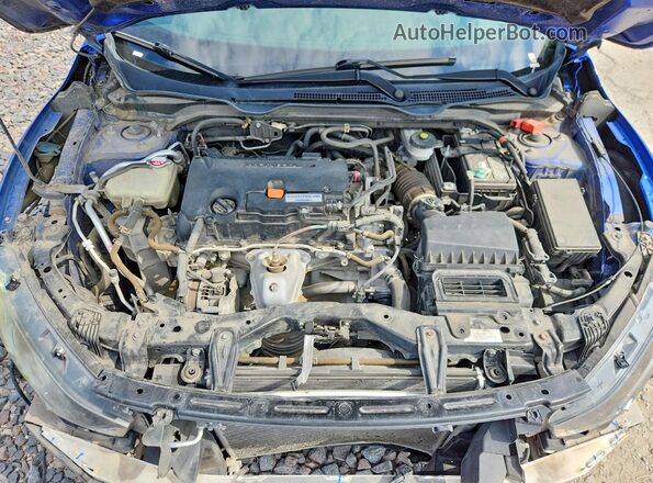 2HGFC2F82MH526076 2021 HONDA CIVIC Blue Widok wnętrza z tyłu