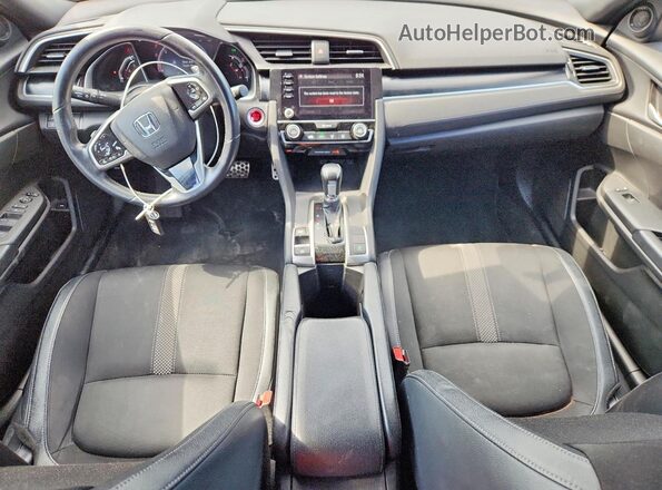 2HGFC2F82MH526076 2021 HONDA CIVIC Blue Widok deski rozdzielczej