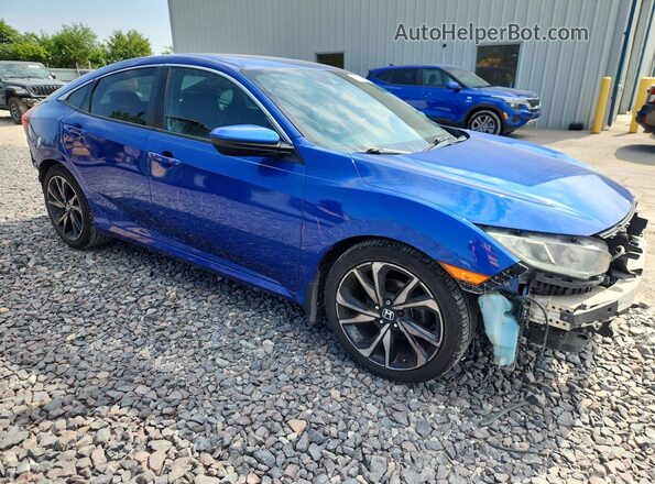 2HGFC2F82MH526076 2021 HONDA CIVIC Blue 