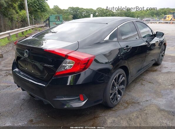 2HGFC2F82MH546621 2021 HONDA CIVIC Black Trasero derecho