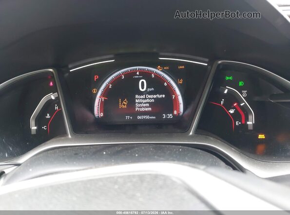 2HGFC2F82MH546621 2021 HONDA CIVIC Black Vista de los asientos traseros