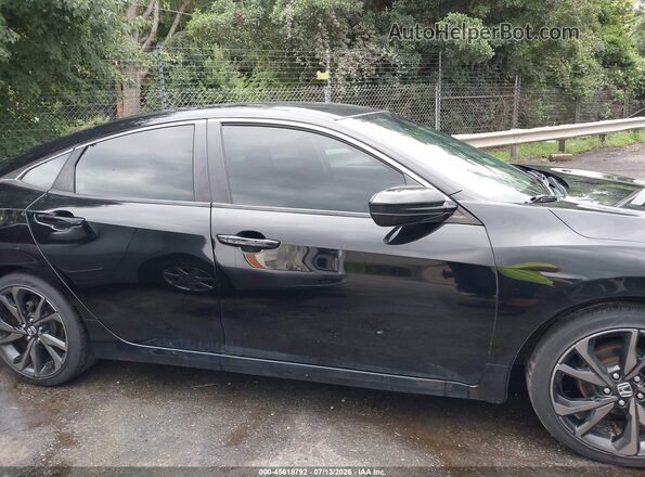 2HGFC2F82MH546621 2021 HONDA CIVIC Black Vista interior trasera