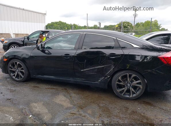 2HGFC2F82MH546621 2021 HONDA CIVIC Black Vista interior de 360 grados