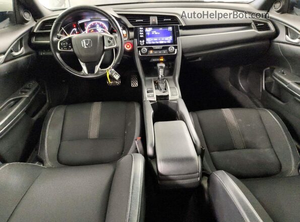 2HGFC2F82MH553374 2021 HONDA CIVIC White წინა პანელის ხედი