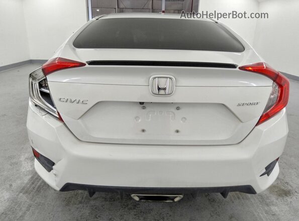 2HGFC2F82MH553374 2021 HONDA CIVIC White უკანა ხედი