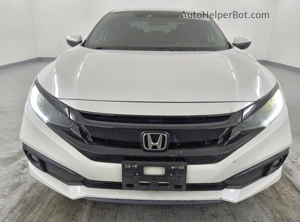 2HGFC2F82MH553374 2021 HONDA CIVIC White წინა ხედი