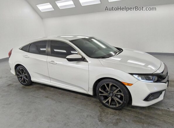 2HGFC2F82MH553374 2021 HONDA CIVIC White წინა მარჯვენა