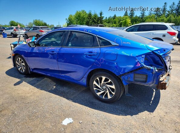 2HGFC2F83HH010766 2017 HONDA CIVIC Blue Rear left