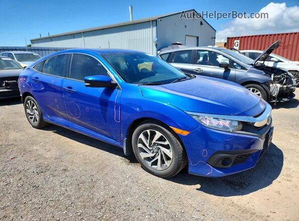 2HGFC2F83HH010766 2017 HONDA CIVIC Blue Front right