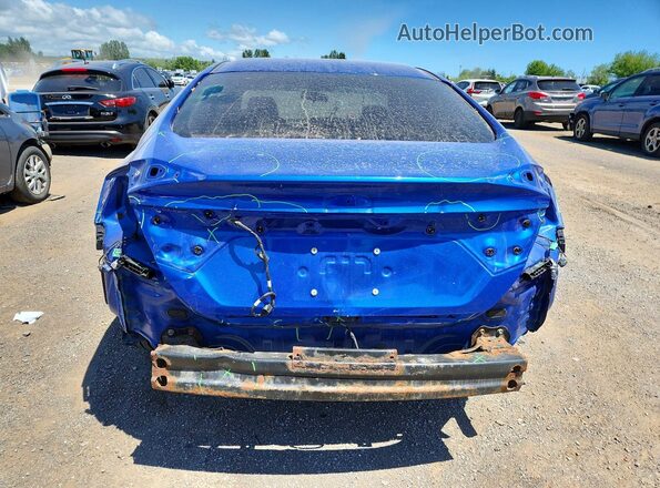 2HGFC2F83HH010766 2017 HONDA CIVIC Blue Rear view
