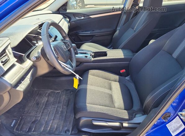 2HGFC2F83HH010766 2017 HONDA CIVIC Blue Front interior view
