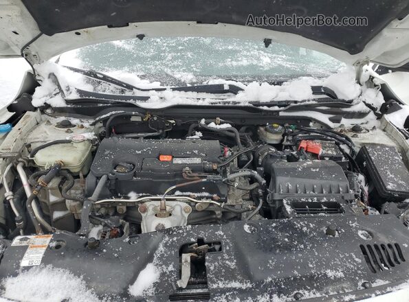 2HGFC2F83JH027931 2018 HONDA CIVIC White Սալոնի հետևի տեսք