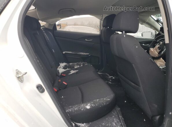 2HGFC2F83JH027931 2018 HONDA CIVIC White Հետևի նստատեղերի տեսք