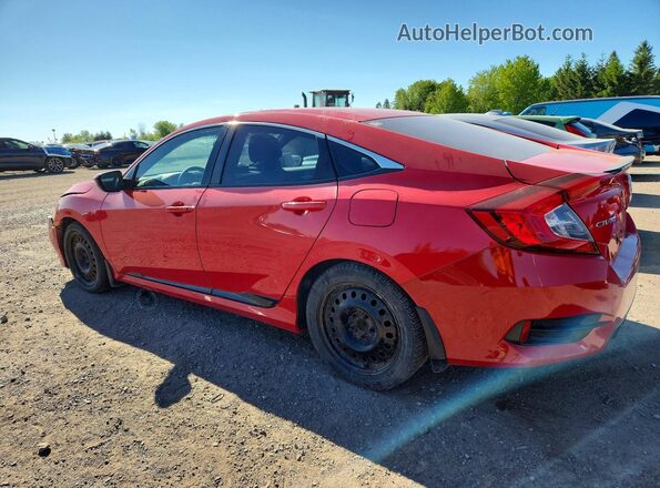 2HGFC2F83KH036503 2019 HONDA CIVIC Red Tył lewy