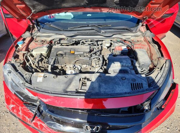 2HGFC2F83KH036503 2019 HONDA CIVIC Red Widok wnętrza z tyłu