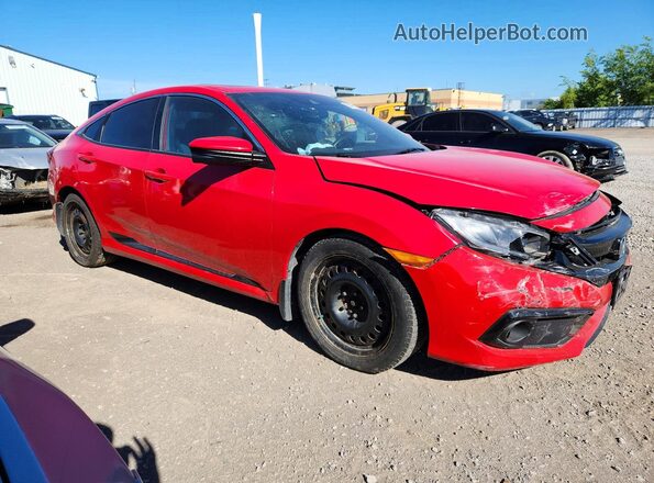 2HGFC2F83KH036503 2019 HONDA CIVIC Red Przód prawy