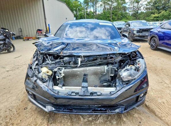2HGFC2F83KH500597 2019 HONDA CIVIC Черный Вид спереди