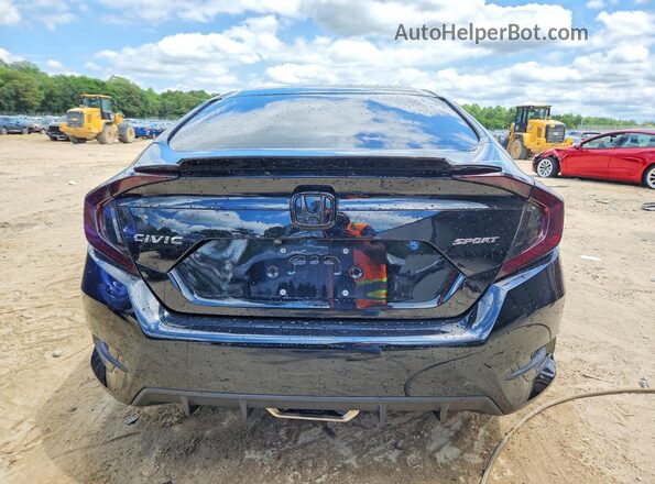 2HGFC2F83KH500597 2019 HONDA CIVIC Черный Вид сзади