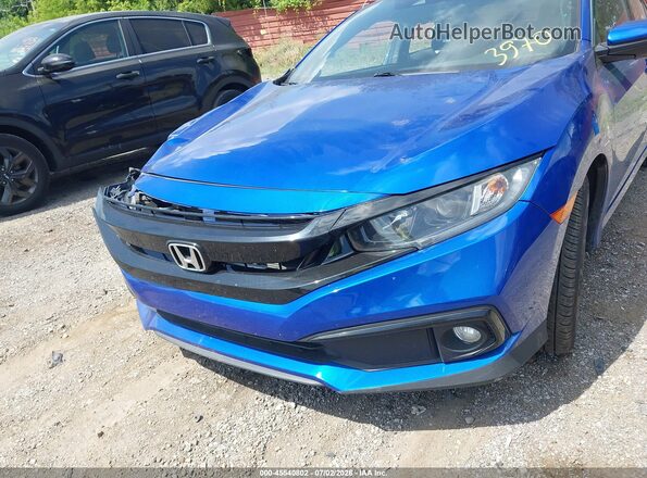 2HGFC2F83KH503970 2019 HONDA CIVIC Blue Widok z przodu