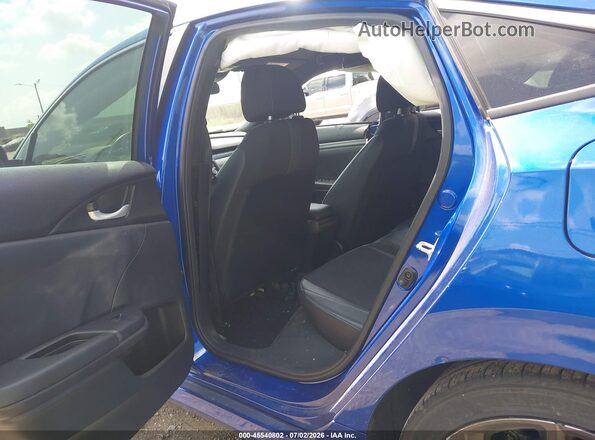 2HGFC2F83KH503970 2019 HONDA CIVIC Blue Widok naklejki z numerem VIN