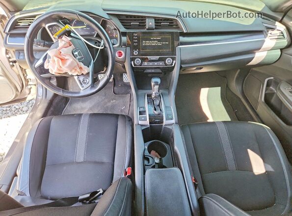 2HGFC2F83KH506092 2019 HONDA CIVIC Серый Вид панели приборов