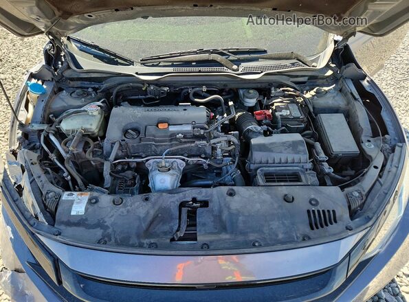 2HGFC2F83KH506092 2019 HONDA CIVIC Серый Вид задней части салона