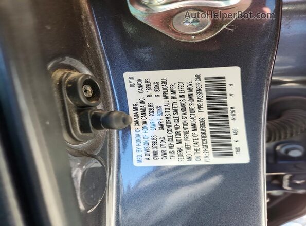 2HGFC2F83KH506092 2019 HONDA CIVIC Серый Вид подкапотного пространства