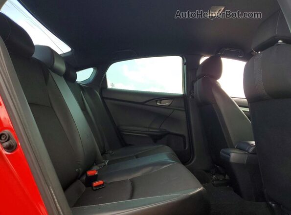 2HGFC2F83KH540131 2019 HONDA CIVIC Красный Вид задних сидений