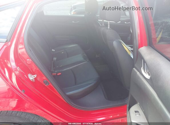 2HGFC2F83KH544616 2019 HONDA CIVIC Red VIN კოდის სტიკერის ხედი