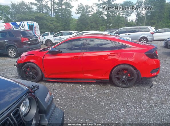 2HGFC2F83KH544616 2019 HONDA CIVIC Red სალონის 360-გრადუსიანი ხედი