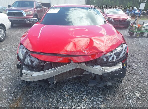 2HGFC2F83KH544616 2019 HONDA CIVIC Red ხელსაწყოთა პანელის ხედი