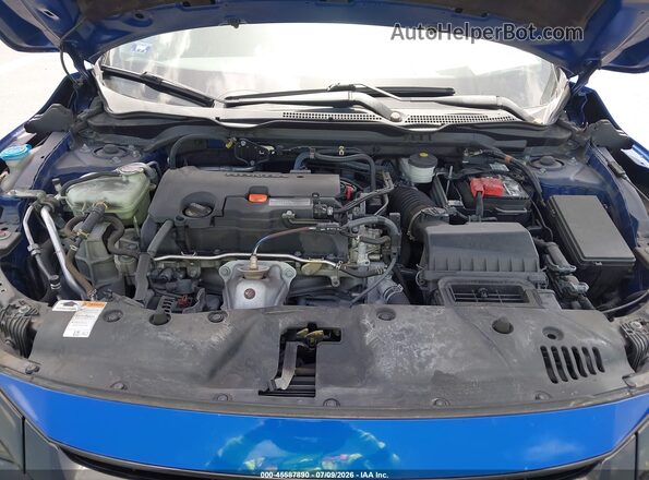 2HGFC2F83KH576725 2019 HONDA CIVIC Blue Вид ззаду