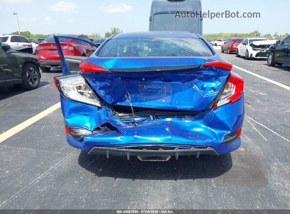 2HGFC2F83KH576725 2019 HONDA CIVIC Blue Вид спереду