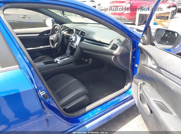 2HGFC2F83KH576725 2019 HONDA CIVIC Blue Вид салону спереду