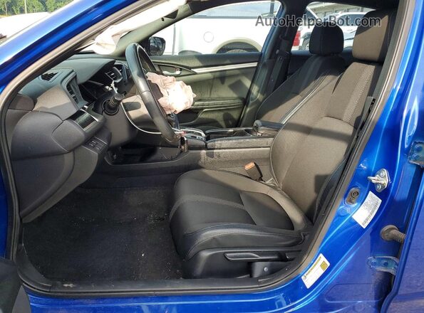 2HGFC2F83LH504716 2020 HONDA CIVIC Blue Widok wnętrza z przodu