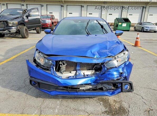 2HGFC2F83LH504716 2020 HONDA CIVIC Blue Widok z przodu