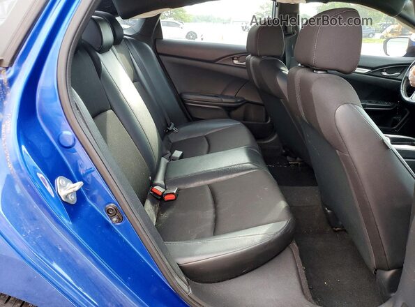 2HGFC2F83LH504716 2020 HONDA CIVIC Blue Widok tylnych siedzeń