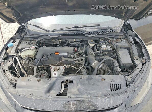 2HGFC2F83LH508751 2020 HONDA CIVIC Black Widok wnętrza z tyłu