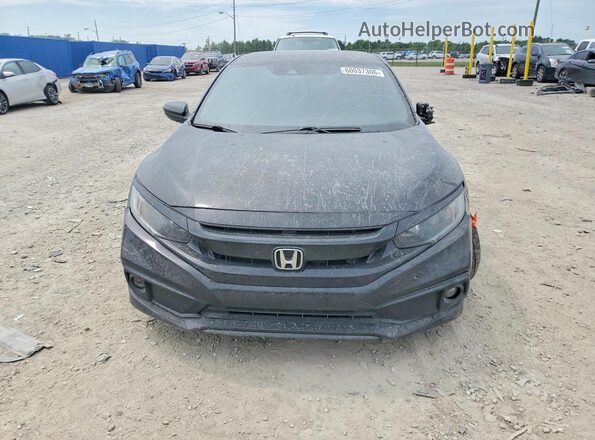 2HGFC2F83LH508751 2020 HONDA CIVIC Black Widok z przodu